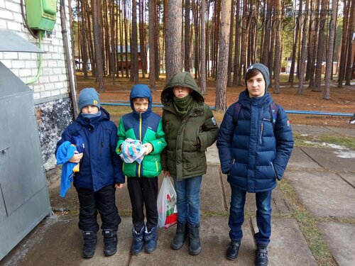 Делегация отряда на осенних каникулах в ДОЛ Буревестник